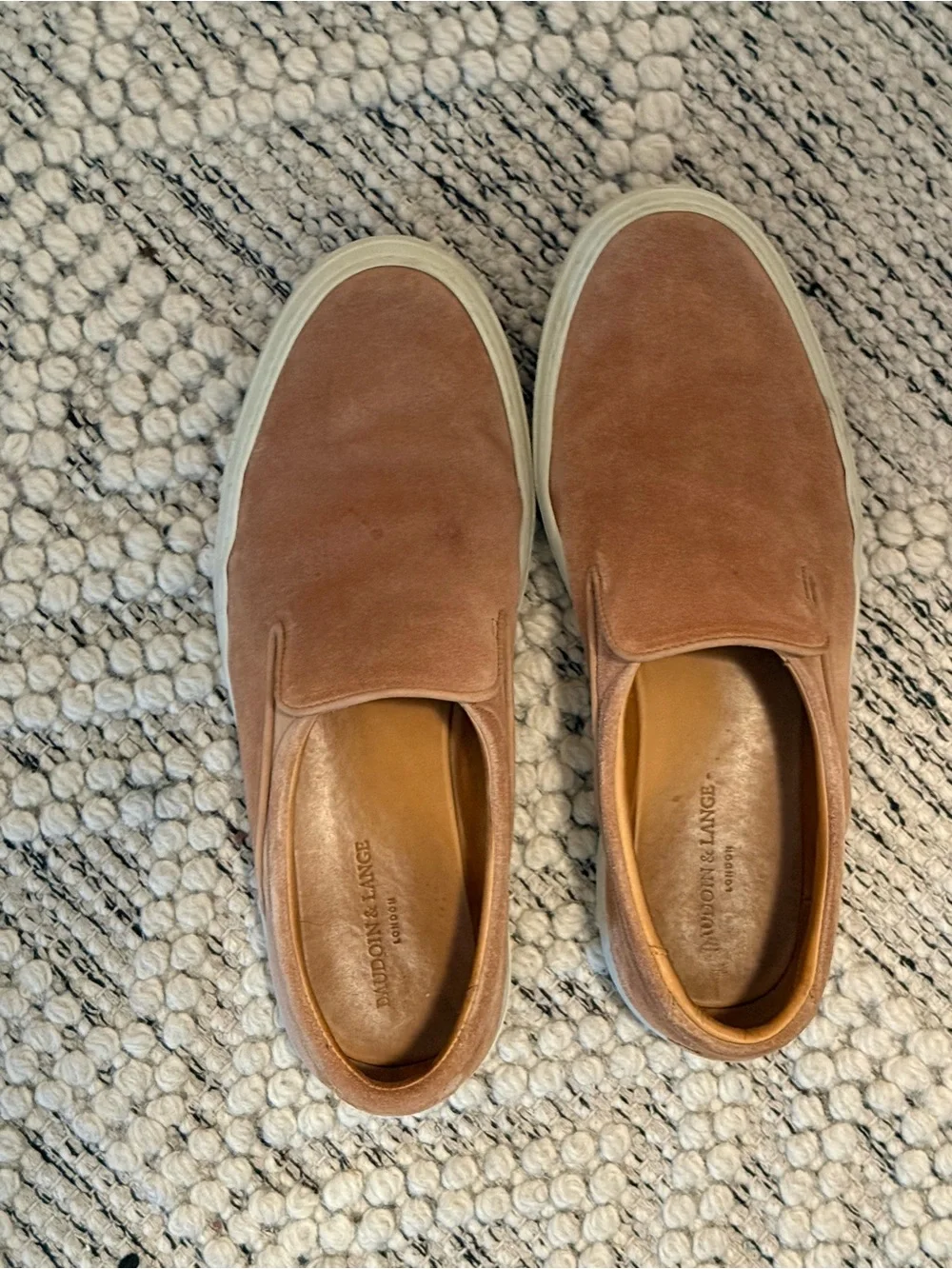 Men's Suede Slip-On Loafers (Baudoin & Lange)